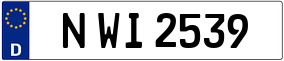 Truck License Plate